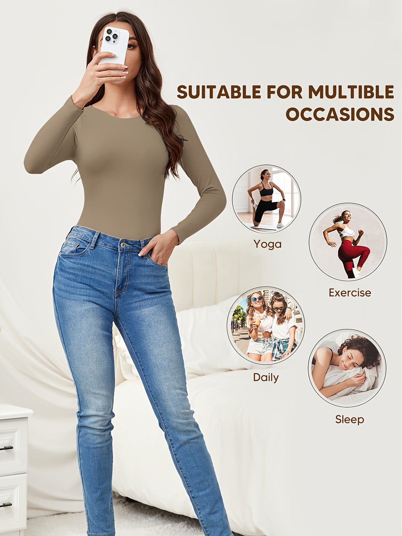 Bamboo Fiber Shapewear Body Suit