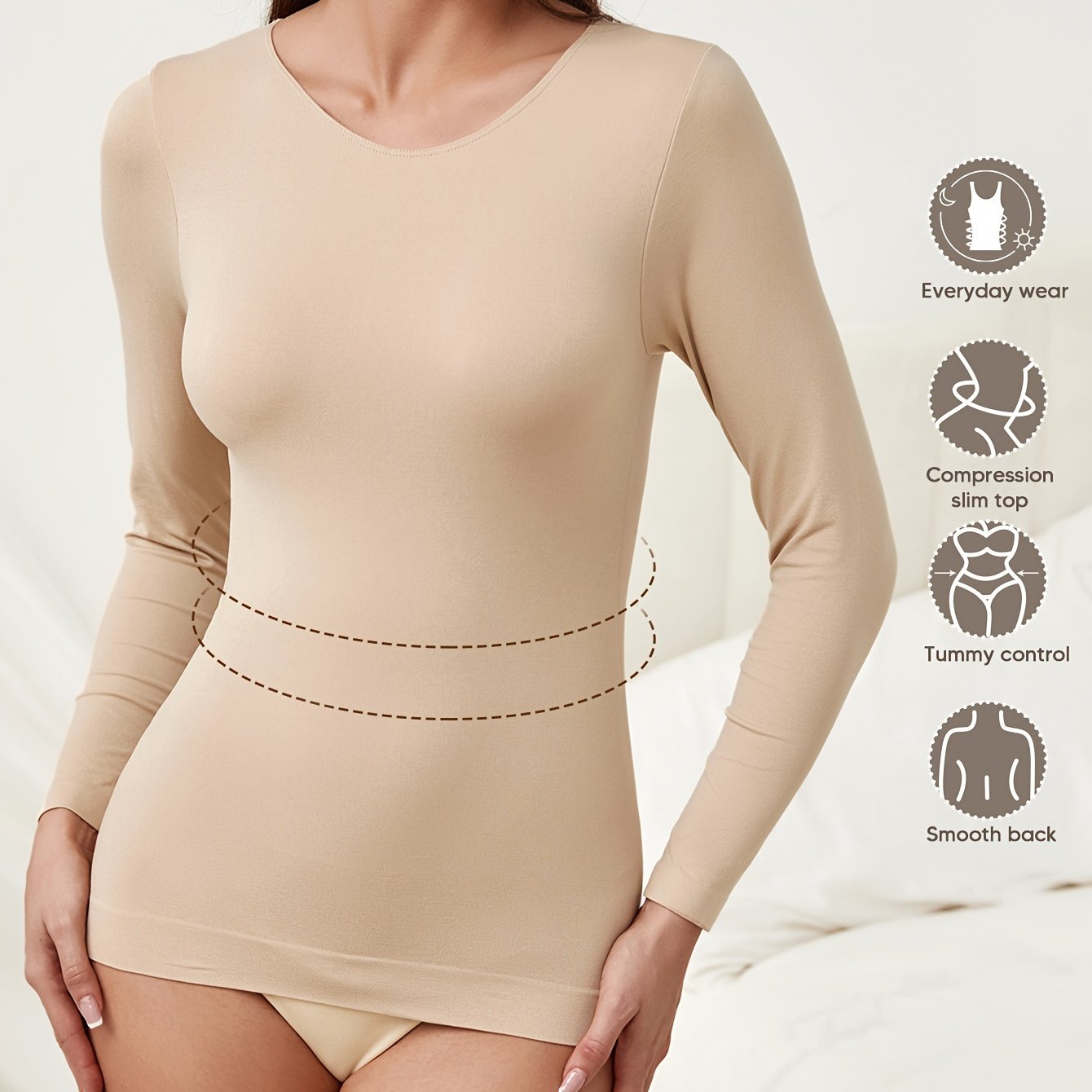 Bamboo Fiber Shapewear Body Suit